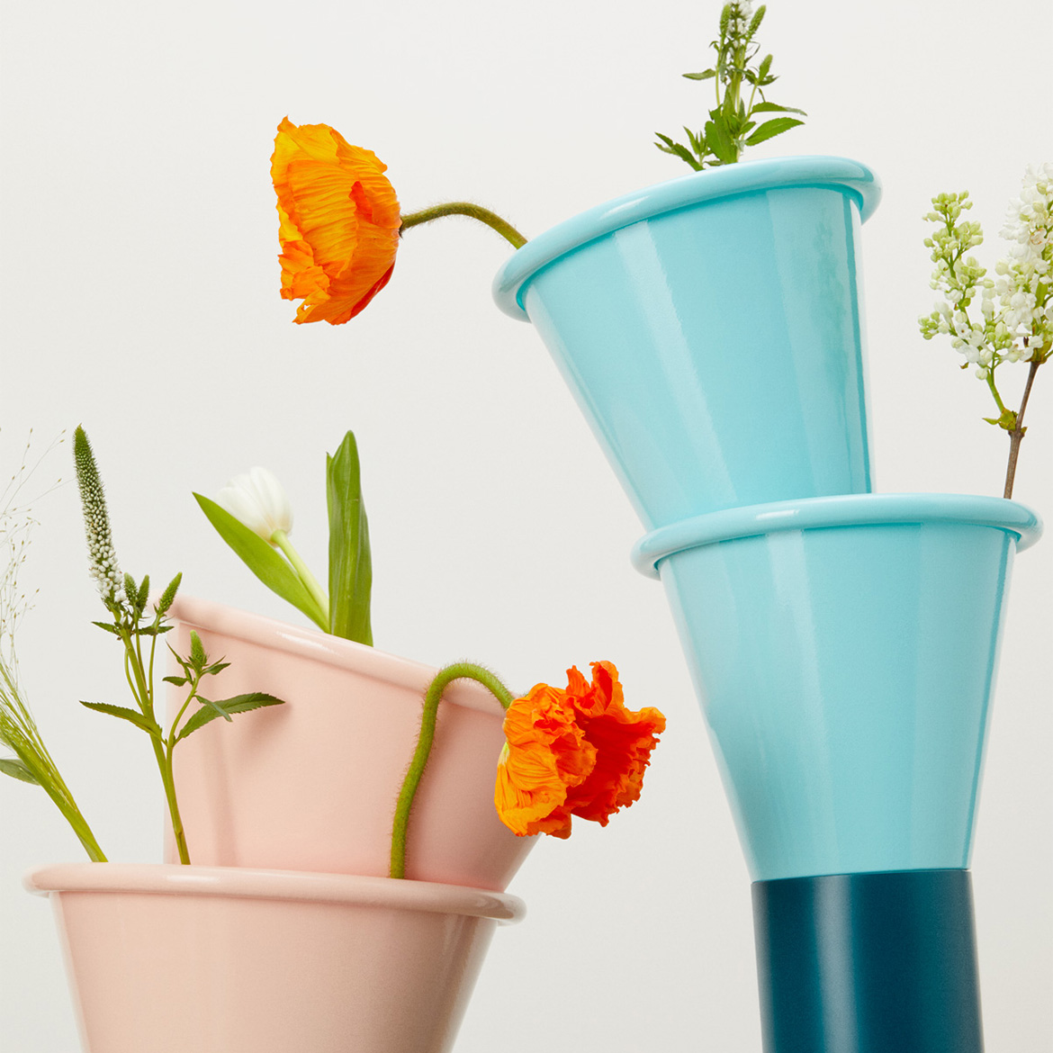 Mimosa vase