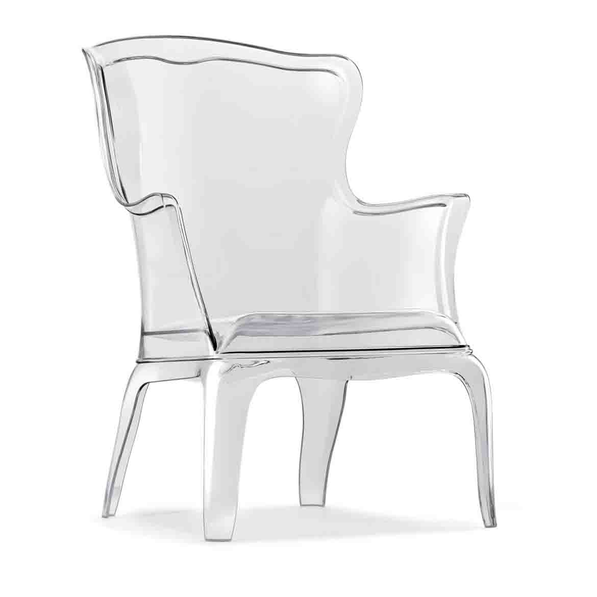 Polikarbonát keret fényes színekkel. Elérhető fehér, fekete és átlátszó színben. Elérhető üléspárnával is.
