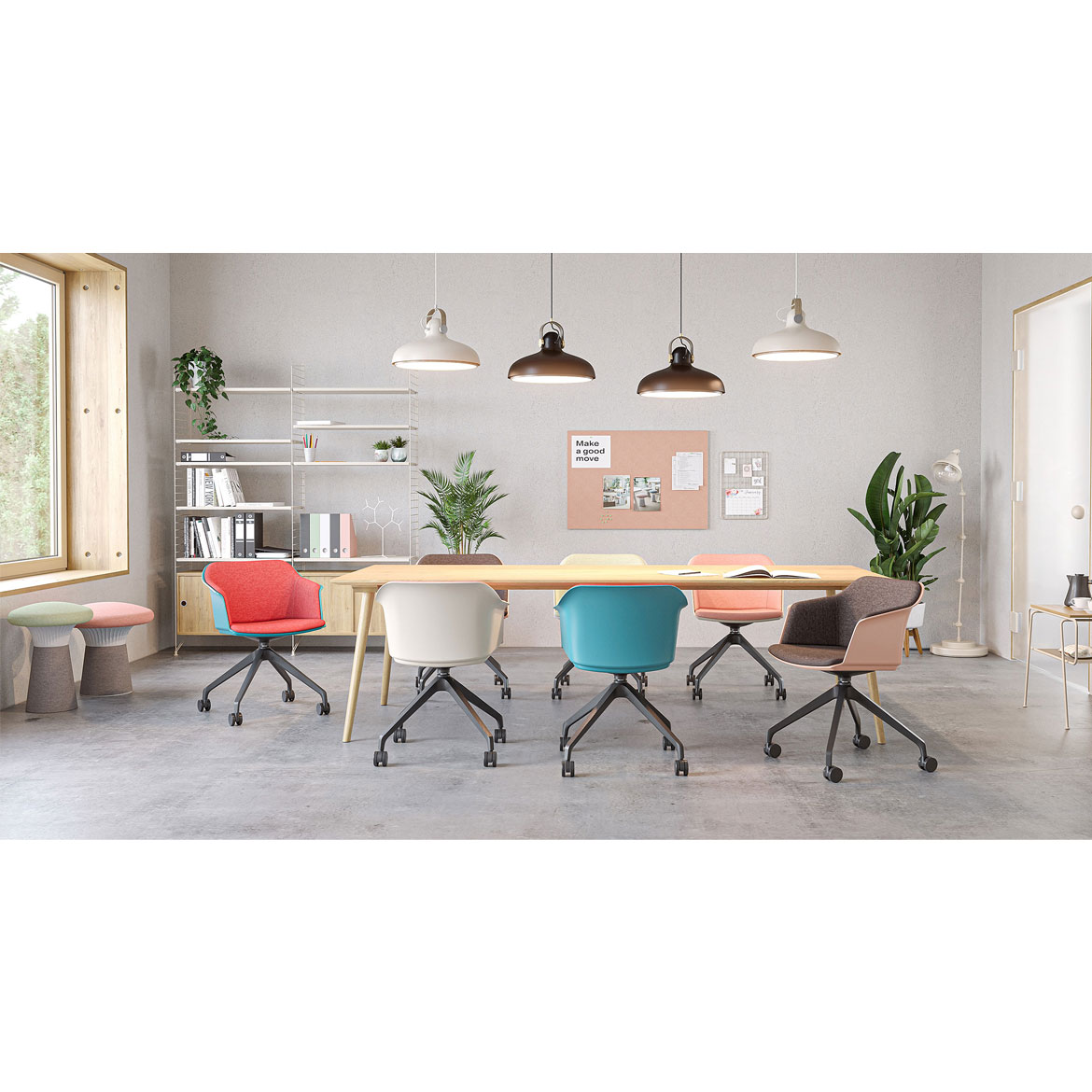 Wave 802 visitor chair